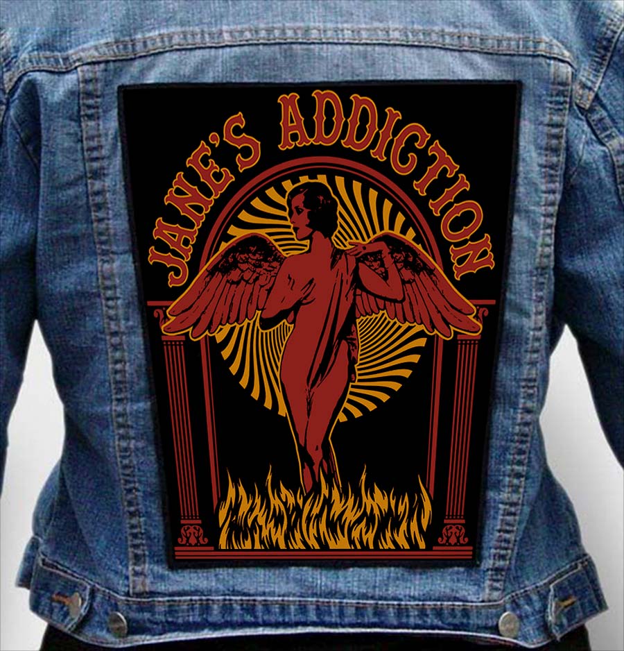 janes addiction 17 - Photo Quality Printed Back Patch