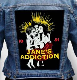 janes addiction 18 - Photo Quality Printed Back Patch