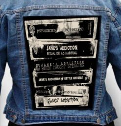 janes addiction 2 - Photo Quality Printed Back Patch