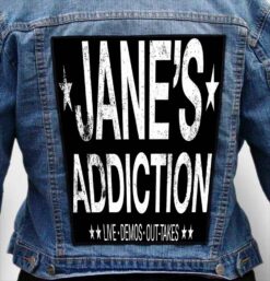 janes addiction 24 - Photo Quality Printed Back Patch