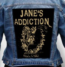 janes addiction 4 - Photo Quality Printed Back Patch