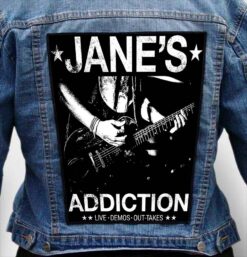 janes addiction 6 - Photo Quality Printed Back Patch