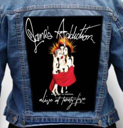 janes addiction 7 - Photo Quality Printed Back Patch