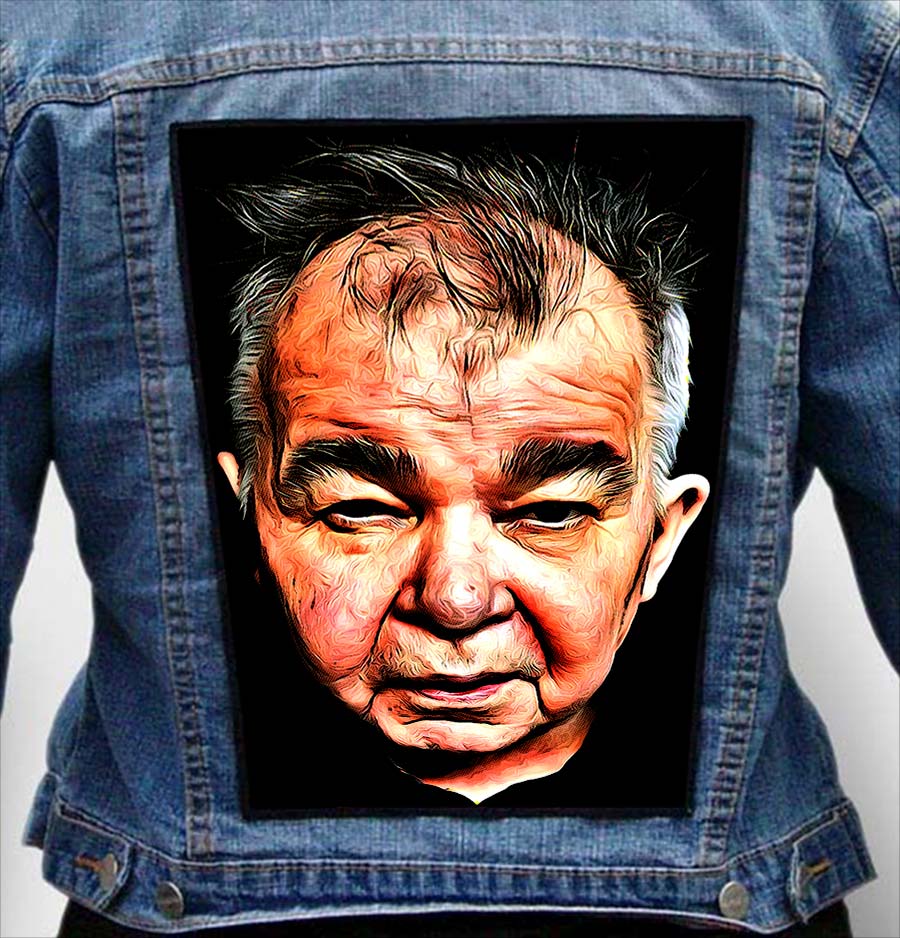 john prine 1 - Photo Quality Printed Back Patch