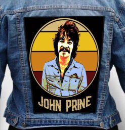 john prine 3 - Photo Quality Printed Back Patch