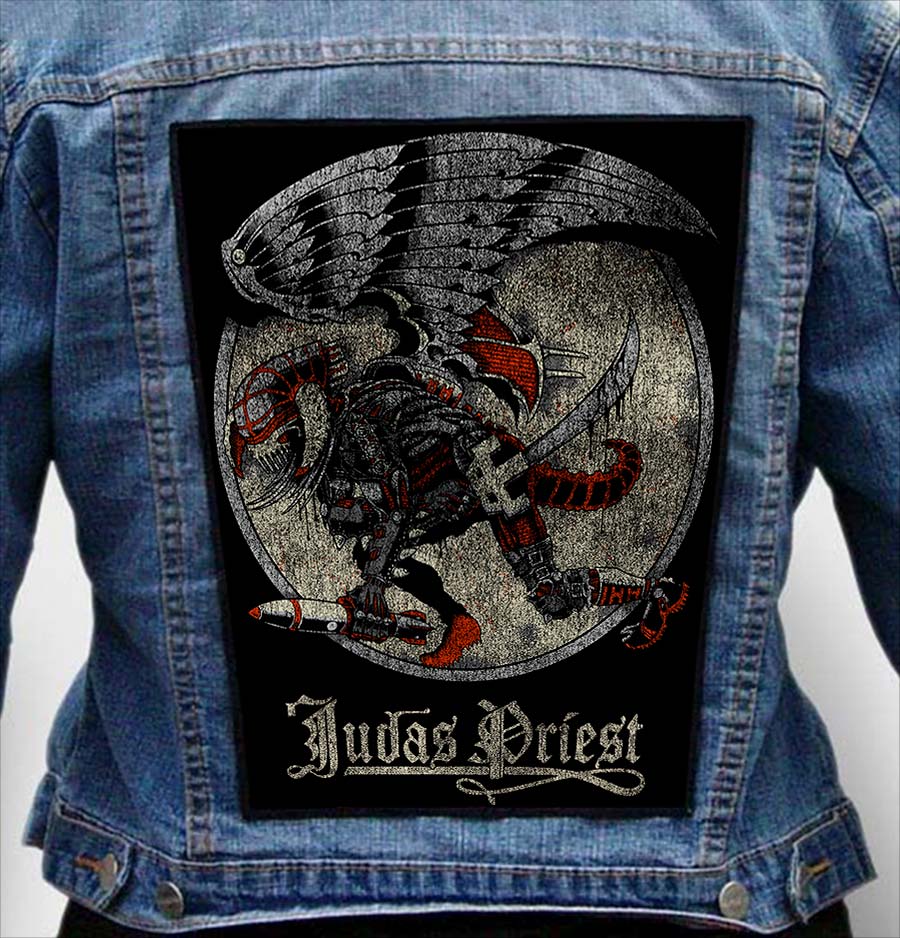 judas priest 8 - Photo Quality Printed Back Patch