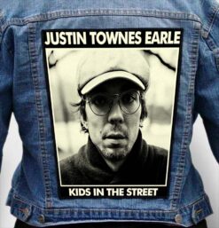 justin townes earle 4 - Photo Quality Printed Back Patch