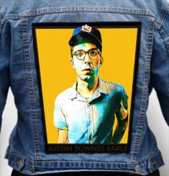 justin townes earle 8 - Photo Quality Printed Back Patch