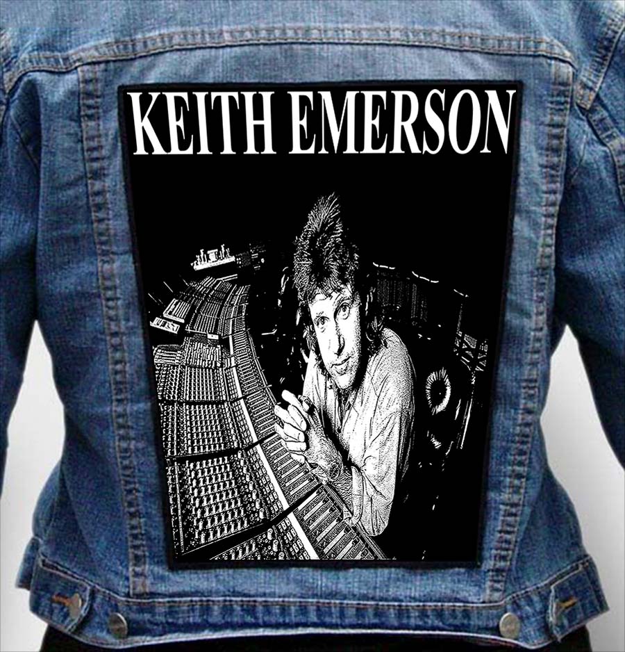 keith emerson 10 - Photo Quality Printed Back Patch