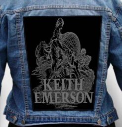 keith emerson 7 - Photo Quality Printed Back Patch