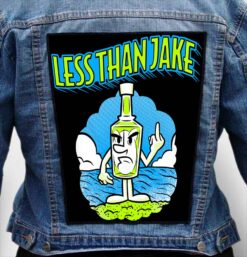less than jake 10 - Photo Quality Printed Back Patch