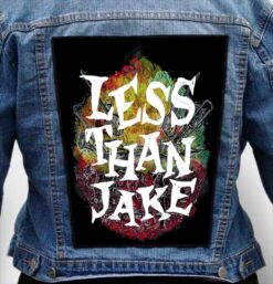 less than jake 11 - Photo Quality Printed Back Patch