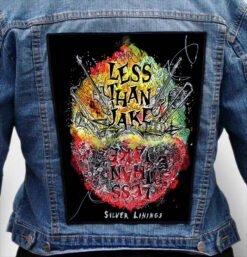 less than jake 13 - Photo Quality Printed Back Patch