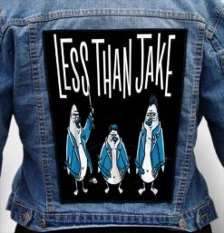 less than jake 14 - Photo Quality Printed Back Patch