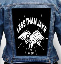 less than jake 16 - Photo Quality Printed Back Patch