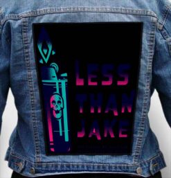 less than jake 19 - Photo Quality Printed Back Patch
