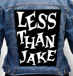 less than jake 20 - Photo Quality Printed Back Patch