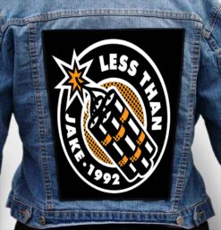 less than jake 24 - Photo Quality Printed Back Patch