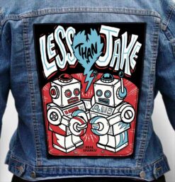 less than jake 26 - Photo Quality Printed Back Patch