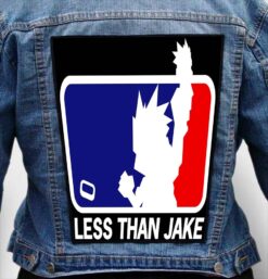 less than jake 3 - Photo Quality Printed Back Patch