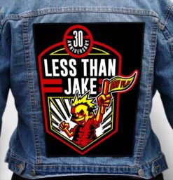 less than jake 6 - Photo Quality Printed Back Patch