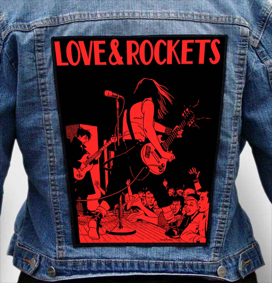 love and rockets 3 - Photo Quality Printed Back Patch