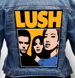 lush band 7 - Photo Quality Printed Back Patch