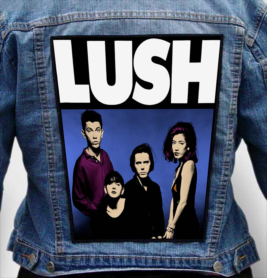 lush band 8 - Photo Quality Printed Back Patch