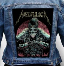 metallica 6 - Photo Quality Printed Back Patch