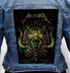 metallica 8 - Photo Quality Printed Back Patch