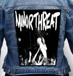 minor threat 5 - Photo Quality Printed Back Patch