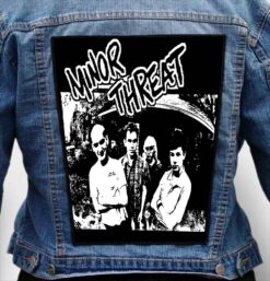 minor threat 6 - Photo Quality Printed Back Patch