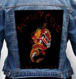 motley crue 1 - Photo Quality Printed Back Patch
