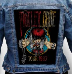 motley crue 10 - Photo Quality Printed Back Patch