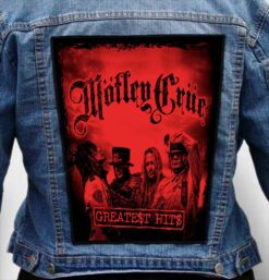 motley crue 12 - Photo Quality Printed Back Patch