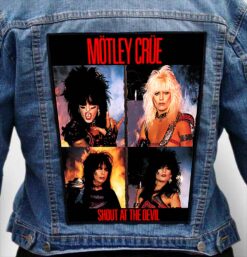motley crue 13 - Photo Quality Printed Back Patch