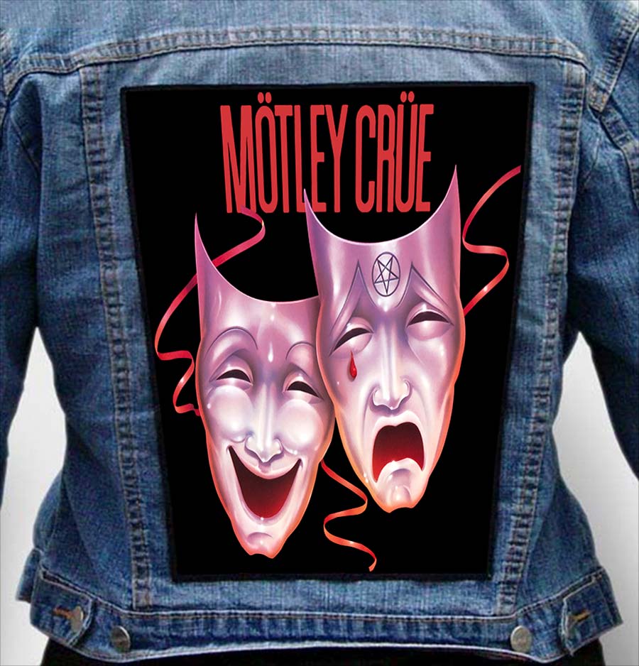 motley crue 16 - Photo Quality Printed Back Patch