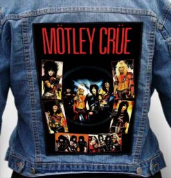 motley crue 17 - Photo Quality Printed Back Patch