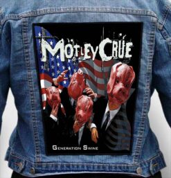 motley crue 19 - Photo Quality Printed Back Patch