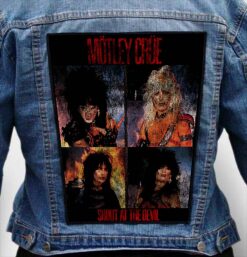 motley crue 2 - Photo Quality Printed Back Patch