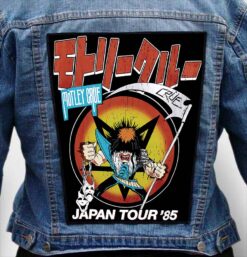 motley crue 20 - Photo Quality Printed Back Patch