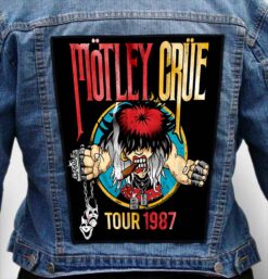 motley crue 22 - Photo Quality Printed Back Patch