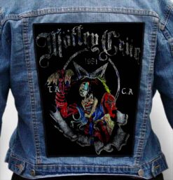 motley crue 3 - Photo Quality Printed Back Patch