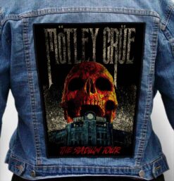 motley crue 4 - Photo Quality Printed Back Patch