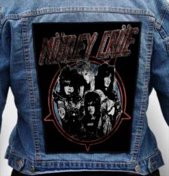 motley crue 6 - Photo Quality Printed Back Patch