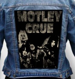 motley crue 7 - Photo Quality Printed Back Patch