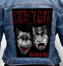 motley crue 9 - Photo Quality Printed Back Patch