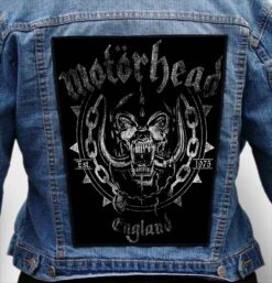 motorhead 17 - Photo Quality Printed Back Patch