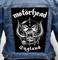 motorhead 8 - Photo Quality Printed Back Patch