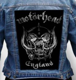 motorhead 9 - Photo Quality Printed Back Patch